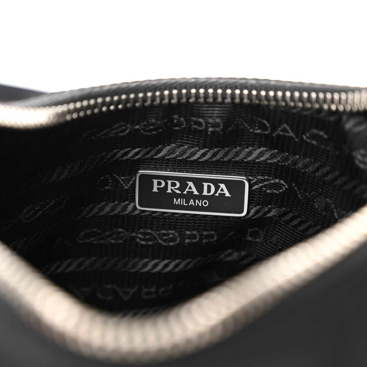 Prada Nylon Re-Edition 2005 Shoulder Bag Black 6 of 10