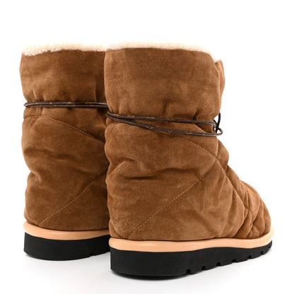 Louis Vuitton Shearling Suede Monogram Pillow Comfort Ankle Boot 39 Cognac 8 of 14