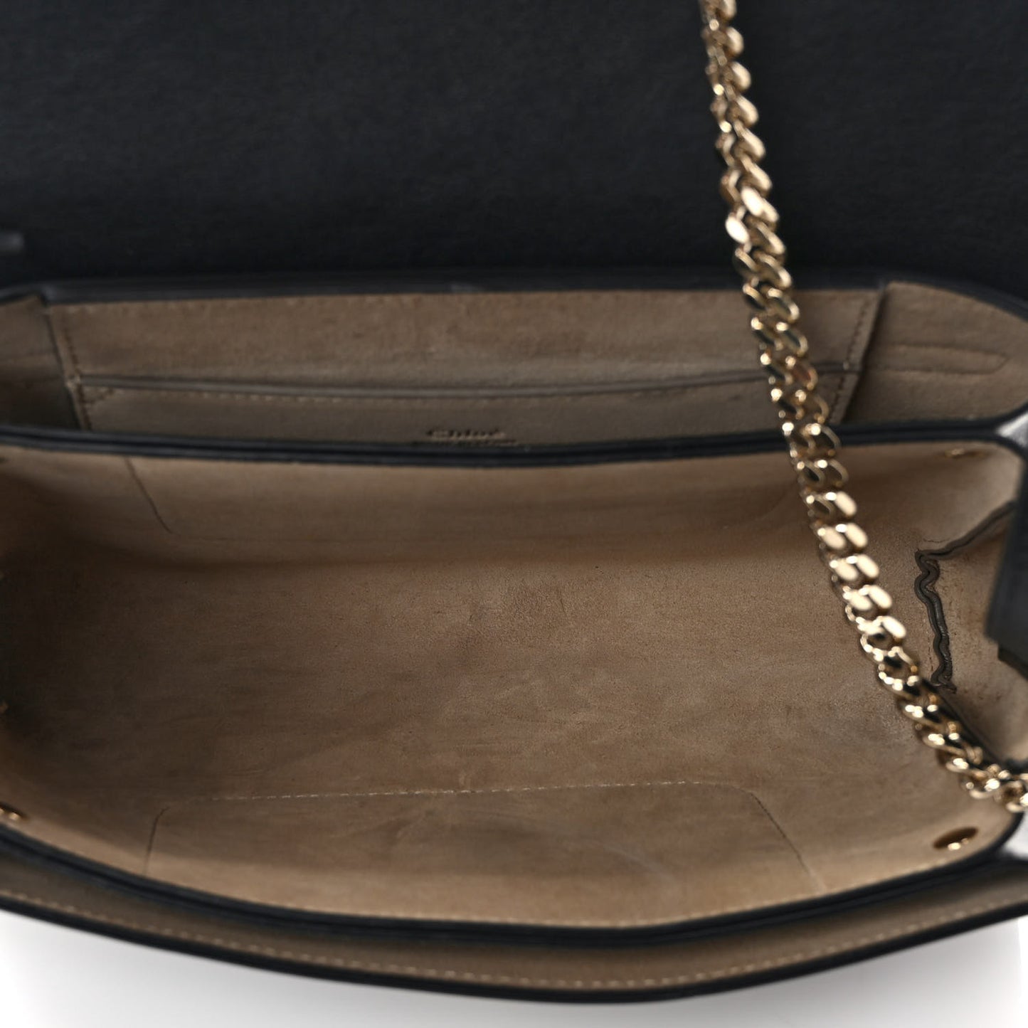 Suede Calfskin Small Faye Shoulder Bag Black