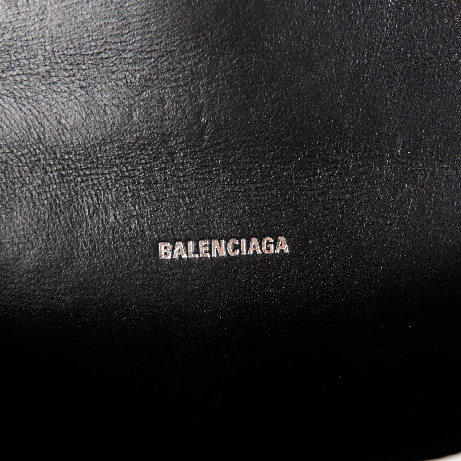 Balenciaga Strass Suede Hourglass Top Handle Bag XS Smoke Grey Crystal 6 of 11