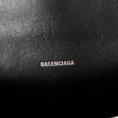 Balenciaga Strass Suede Hourglass Top Handle Bag XS Smoke Grey Crystal 6 of 11