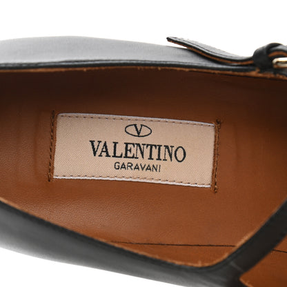 Valentino Garavani Calfskin Soul Rockstud Mary Jane 110mm Pumps 36.5 Black 7 of 9