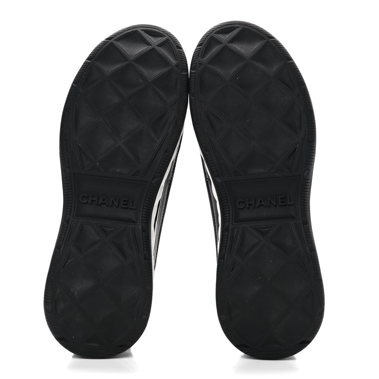 Velvet Calfskin Mixed Fibers CC Sneakers 40 Black