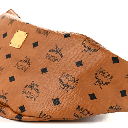 MCM Visetos Stark Belt Bag Cognac 9 of 9