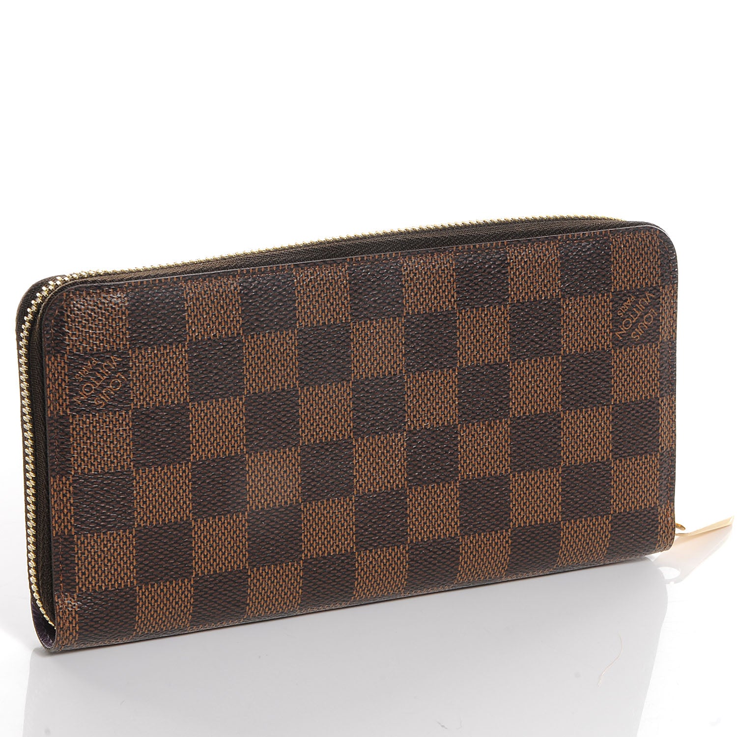 Louis Vuitton Damier Ebene Illustre Zippy Wallet Violet 3 of 8