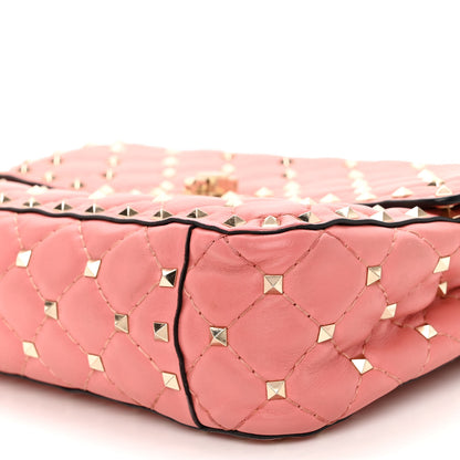 Valentino Garavani Nappa Medium Rockstud Spike Shoulder Bag Paradise Rose 9 of 11