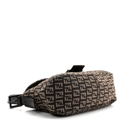 Fendi Zucchino Vitello Baguette Testa di Moro Beige 3 of 8