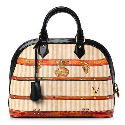 Louis Vuitton Transformed Canvas Patent Time Trunk Alma PM Beige 1 of 13