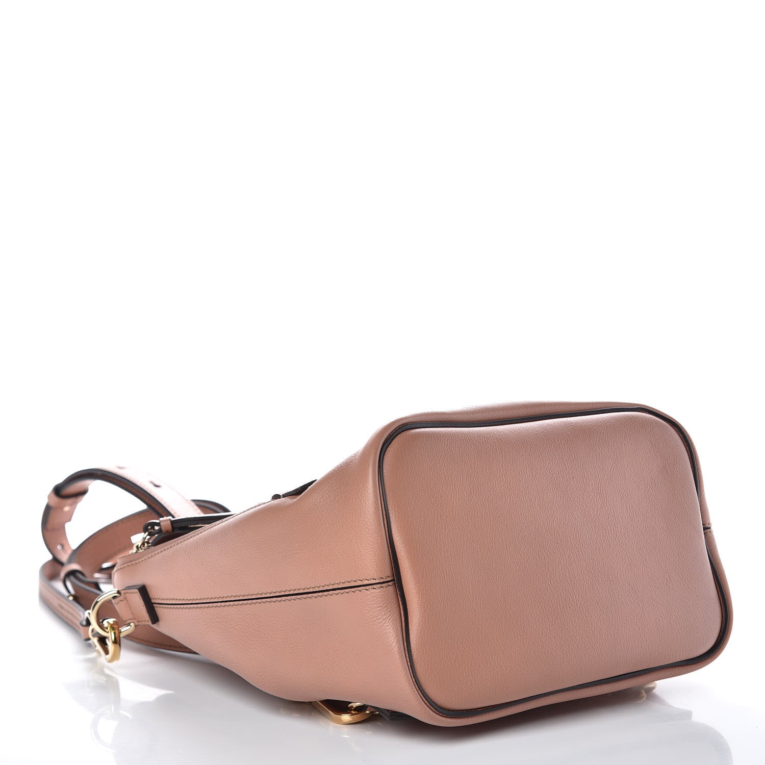 Chloe Suede Calfskin Small Faye Backpack Nougat 4 of 9