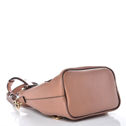 Chloe Suede Calfskin Small Faye Backpack Nougat 4 of 9