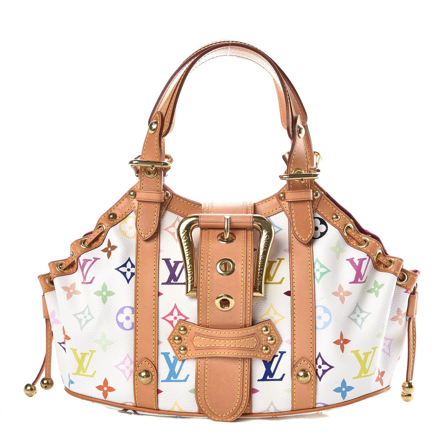 Monogram Multicolor Theda GM White