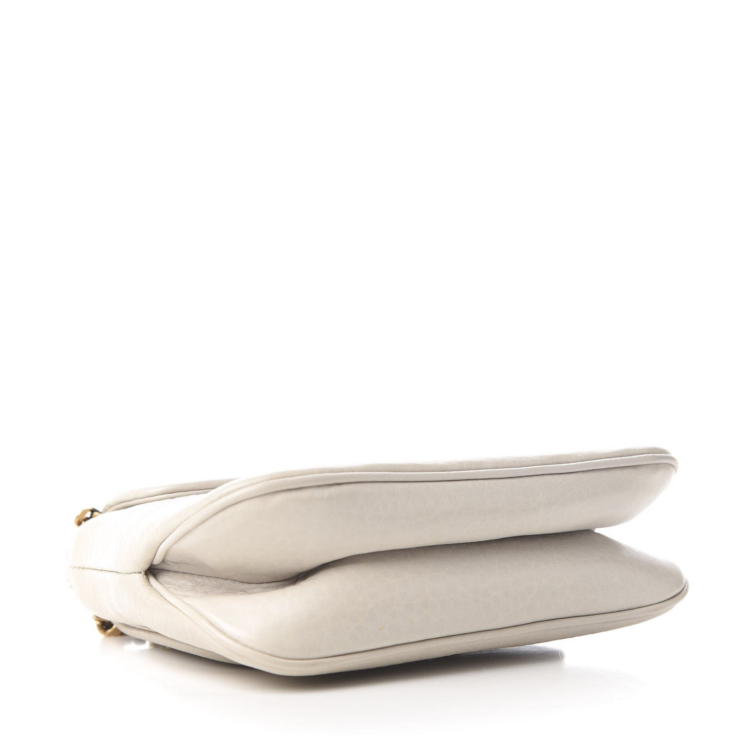 Pebbled Calfskin Small 1973 Chain Shoulder Bag Off White