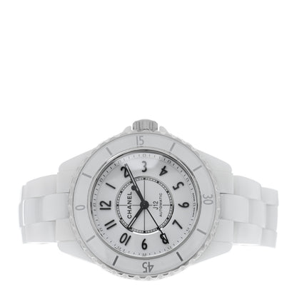 Chanel Stainless Steel Ceramic 33mm J12 Automatic Watch White 2 of 5