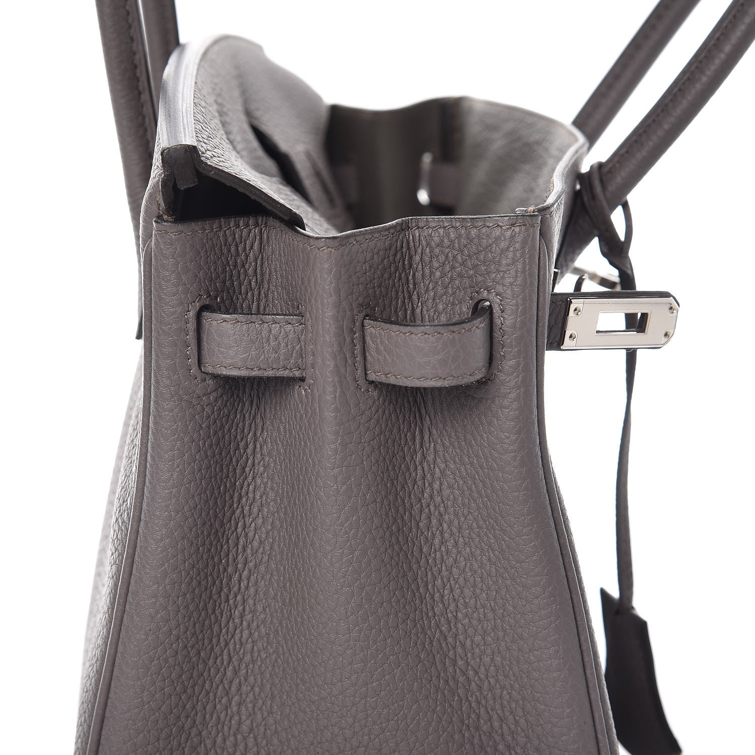 Hermes Togo Birkin 25 Etain 11 of 37