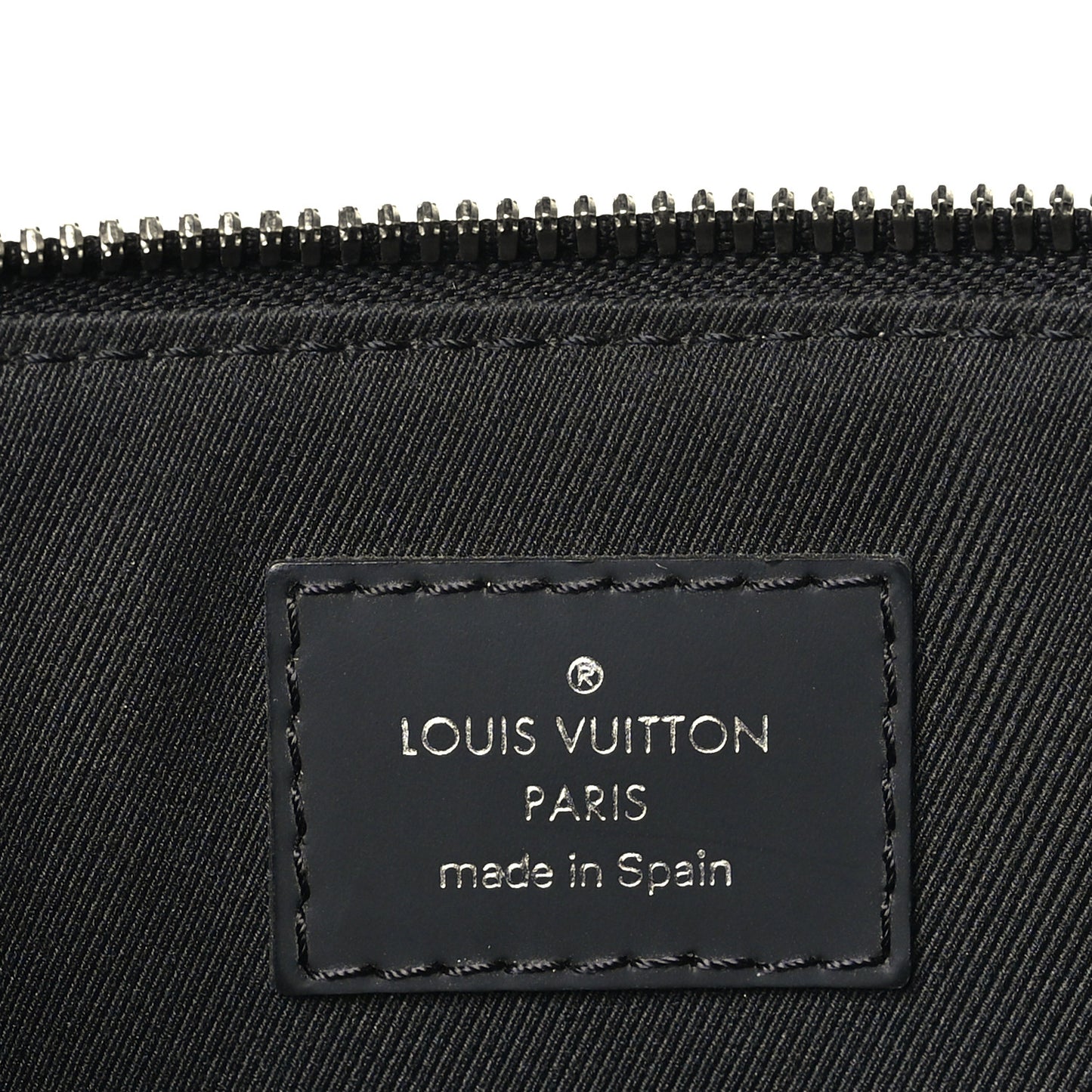 Damier Graphite Porte-Documents Jour