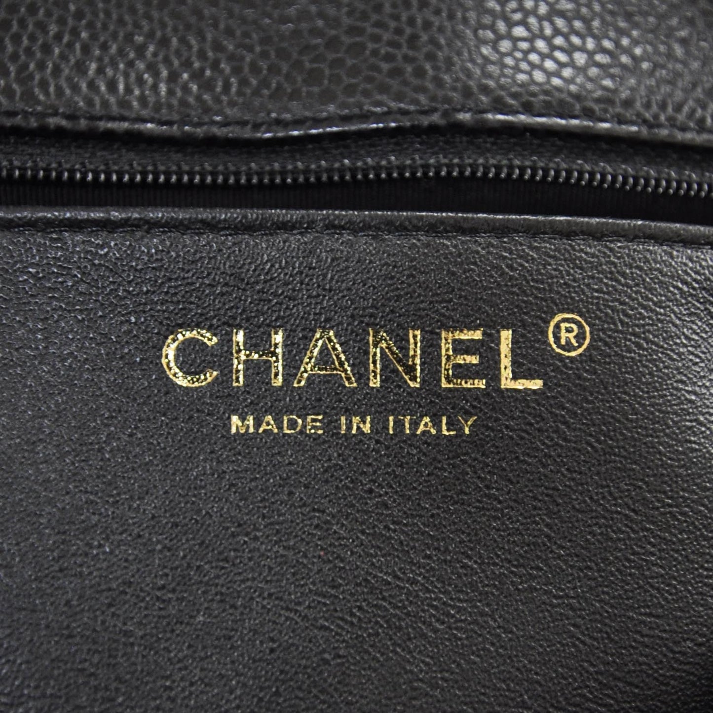 Caviar Jumbo Flap Black GHW