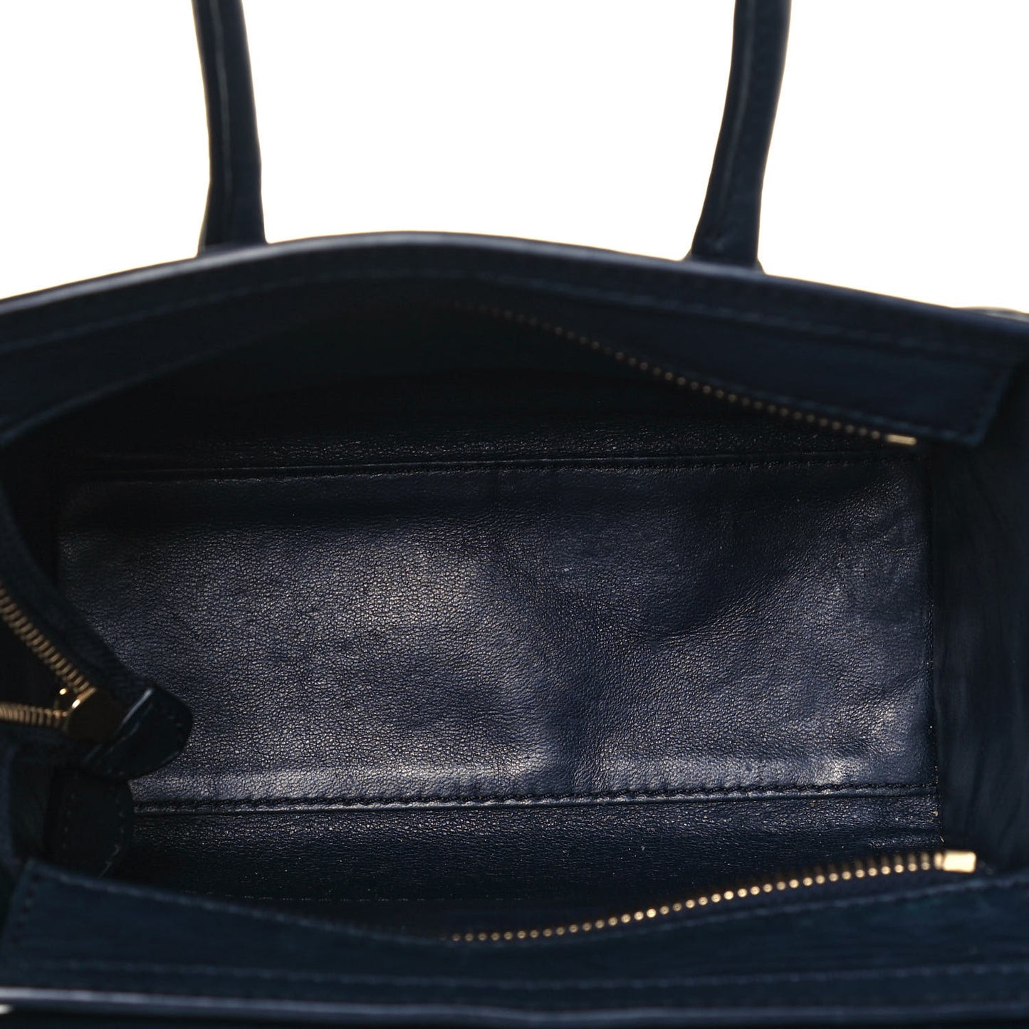Smooth Calfskin Nano Luggage Midnight