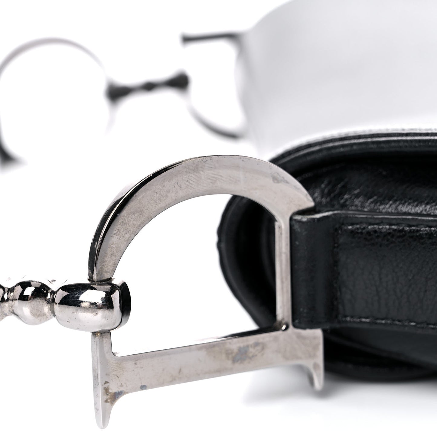Calfskin Saddle Bag Black