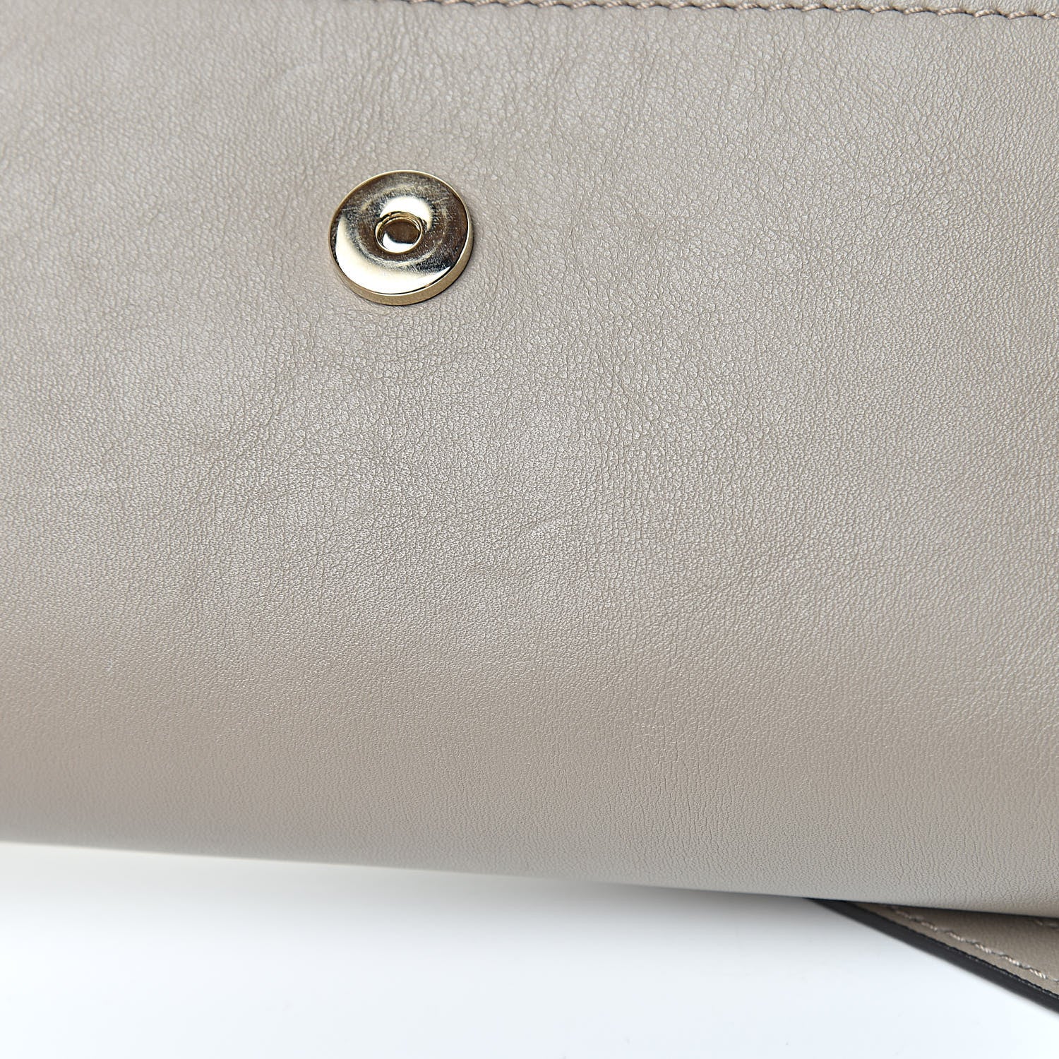 Chloe Suede Calfskin Mini Faye Shoulder Bag Motty Grey 12 of 13