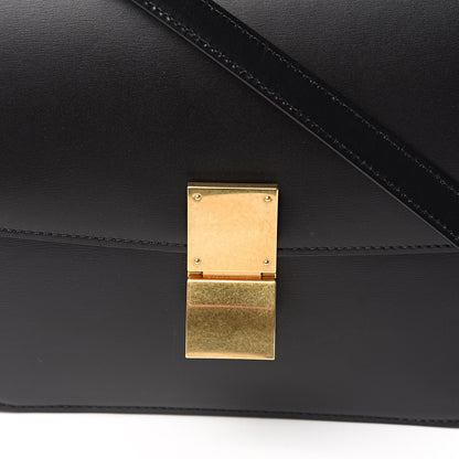 Celine Liege Calfskin Medium Classic Box Flap Bag Black 10 of 11