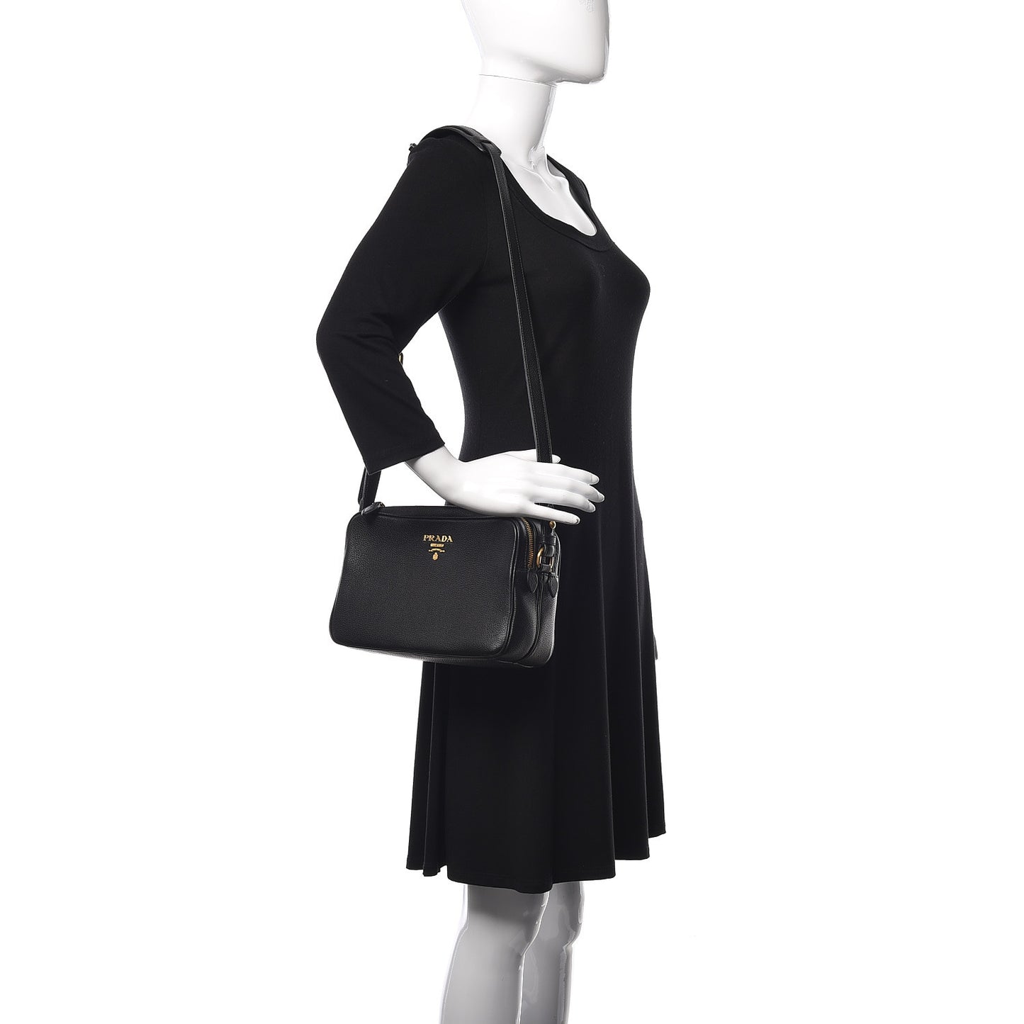 Vitello Phenix Camera Bag Black