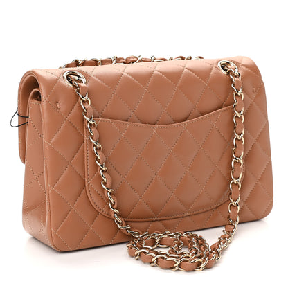 Chanel Lambskin Quilted Small Double Flap Brown 3 of 11
