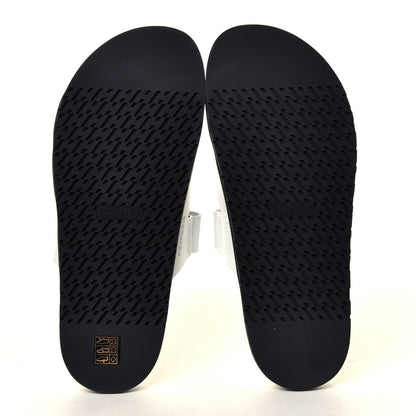 Hermes Calfskin Mens Chypre Sandals 44 White 6 of 6