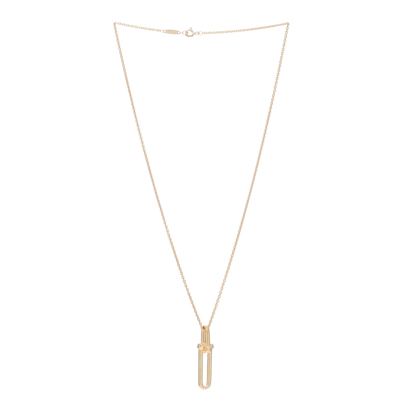 18K Rose Gold HardWear Link Pendant Necklace