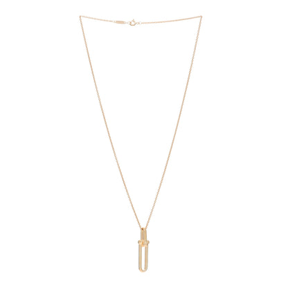 Tiffany 18K Rose Gold HardWear Link Pendant Necklace 2 of 5