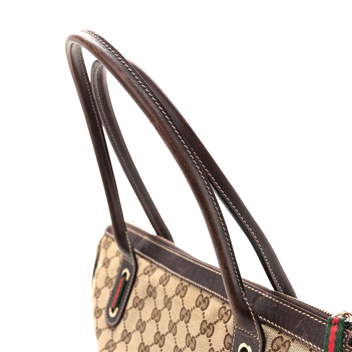 Monogram Medium Princy Tote Dark Brown