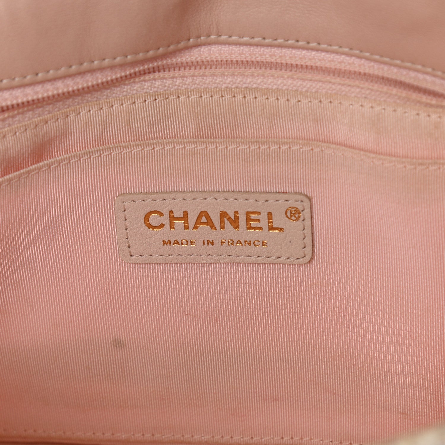Chanel Tweed Quilted Medium Single Flap White Pink 5 of 18