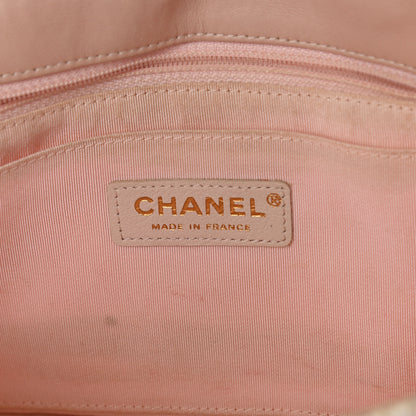 Chanel Tweed Quilted Medium Single Flap White Pink 5 of 18