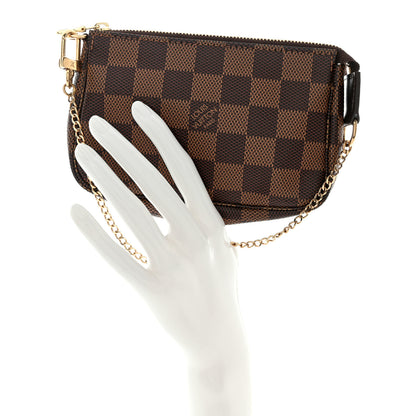 Louis Vuitton Damier Ebene Mini Pochette Accessories 2 of 7