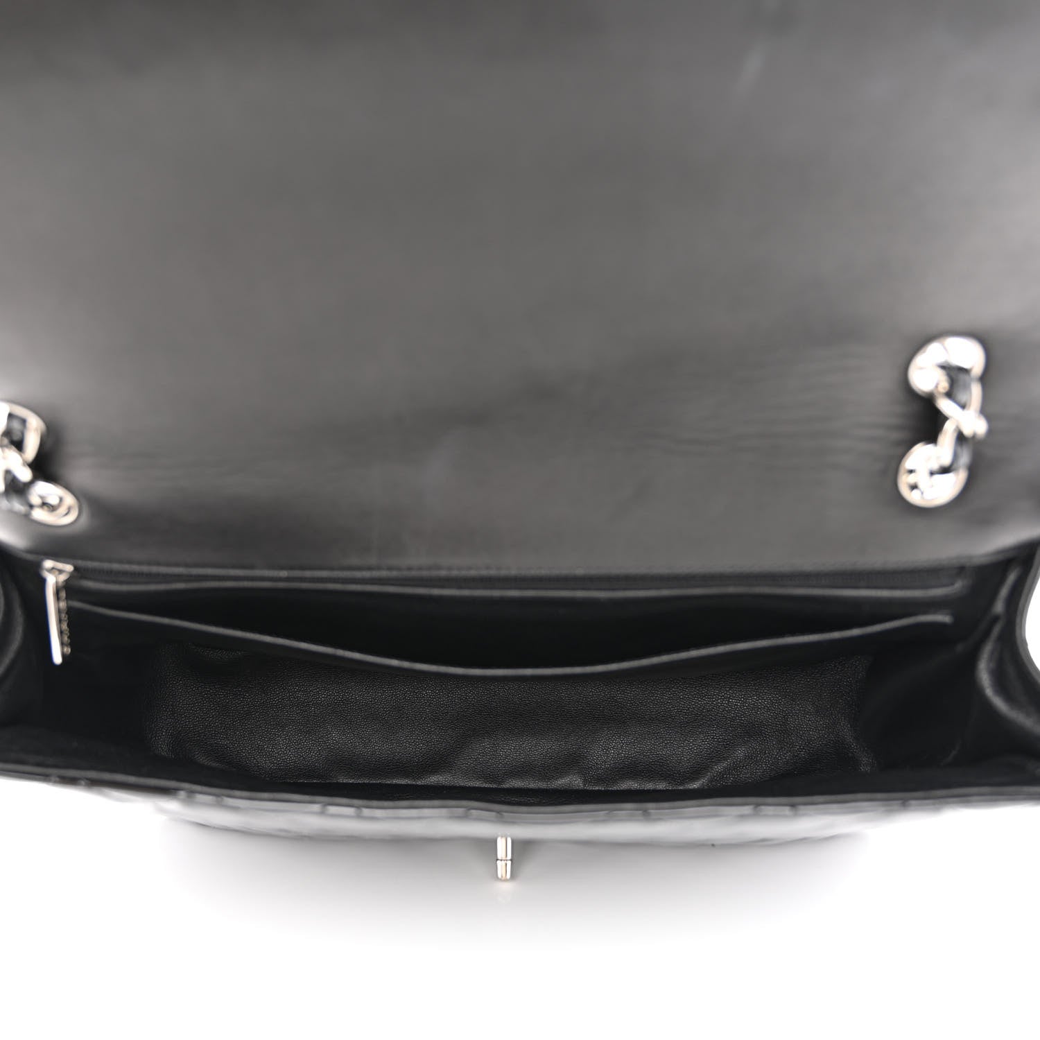 Chanel Patent Quilted Maxi Single Flap Black 5 of 13