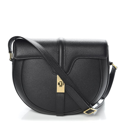 Celine Grained Calfskin Medium Besace 16 Black 1 of 10