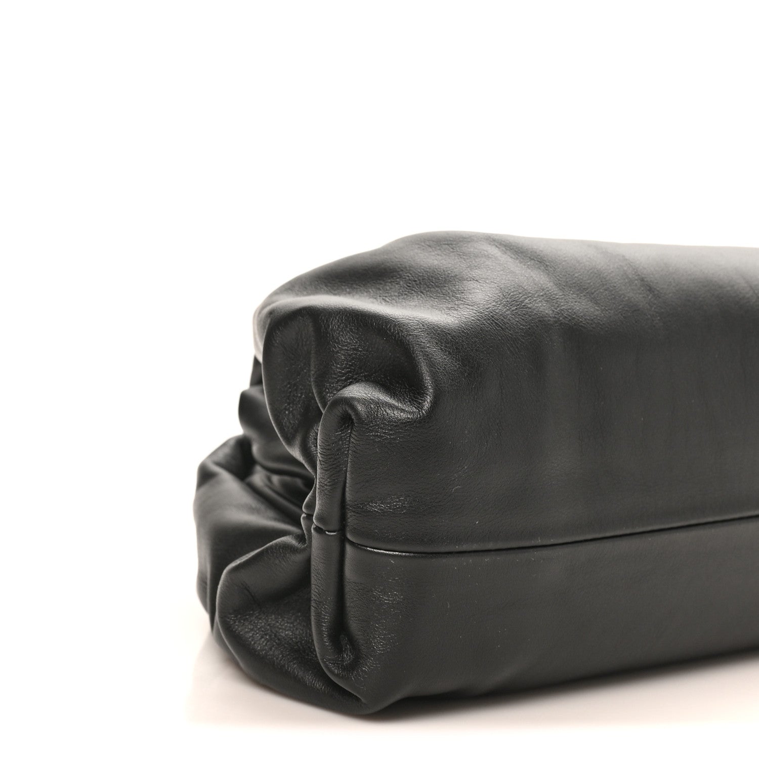 Bottega Veneta Smooth Butter Calf The Pouch Oversized Clutch Black 8 of 9
