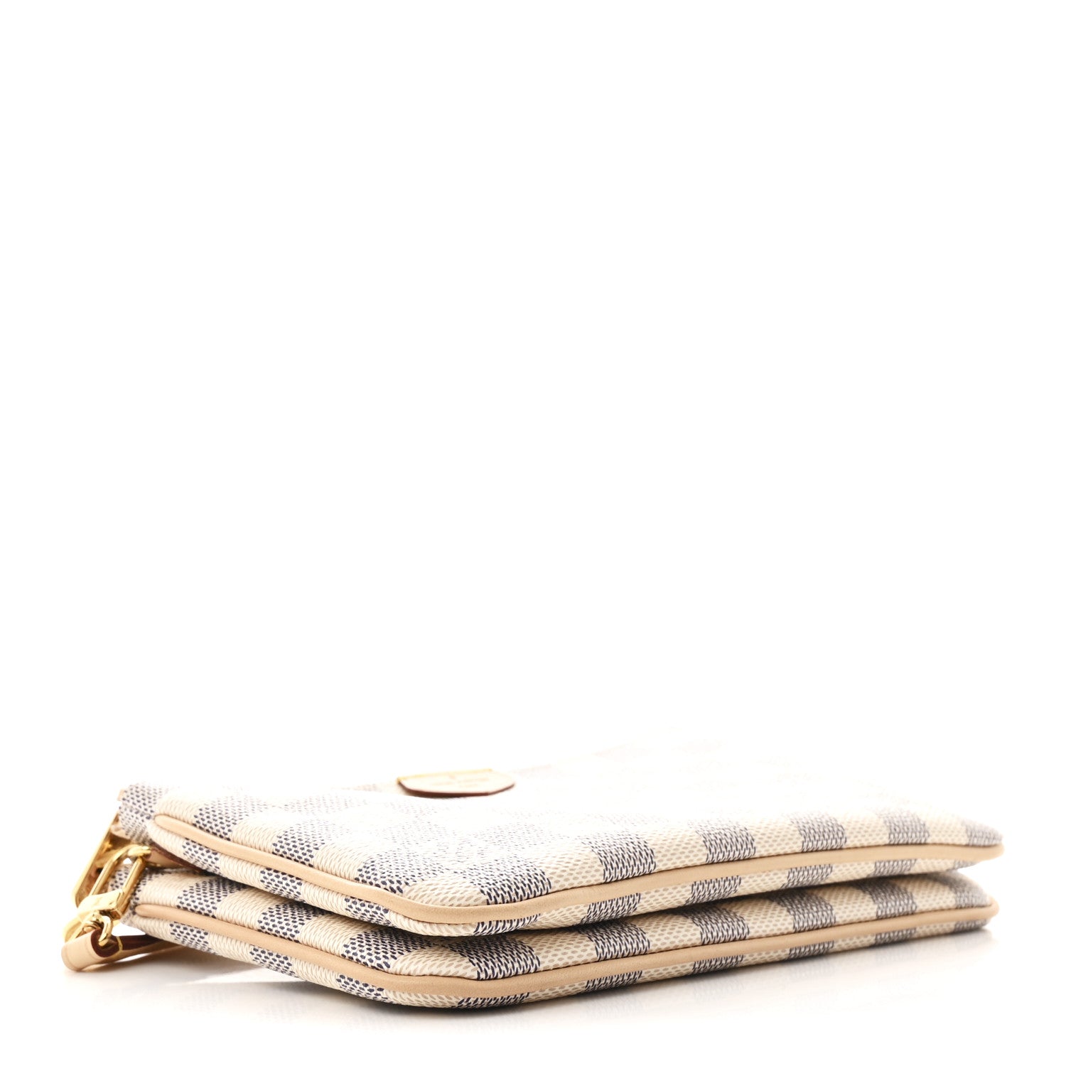 Louis Vuitton Damier Azur Double Zip Pochette 3 of 9