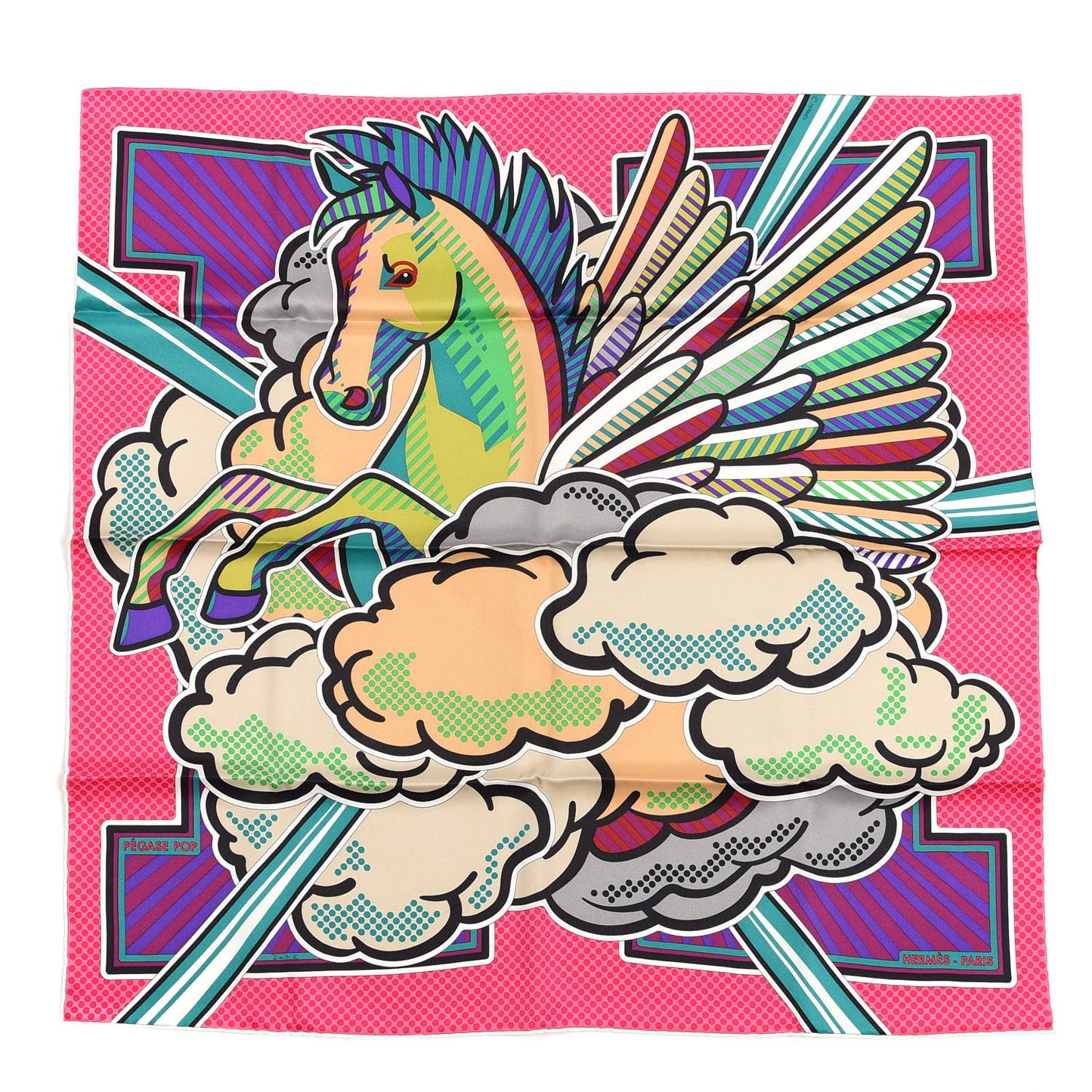 Silk Pegase Pop Scarf 70