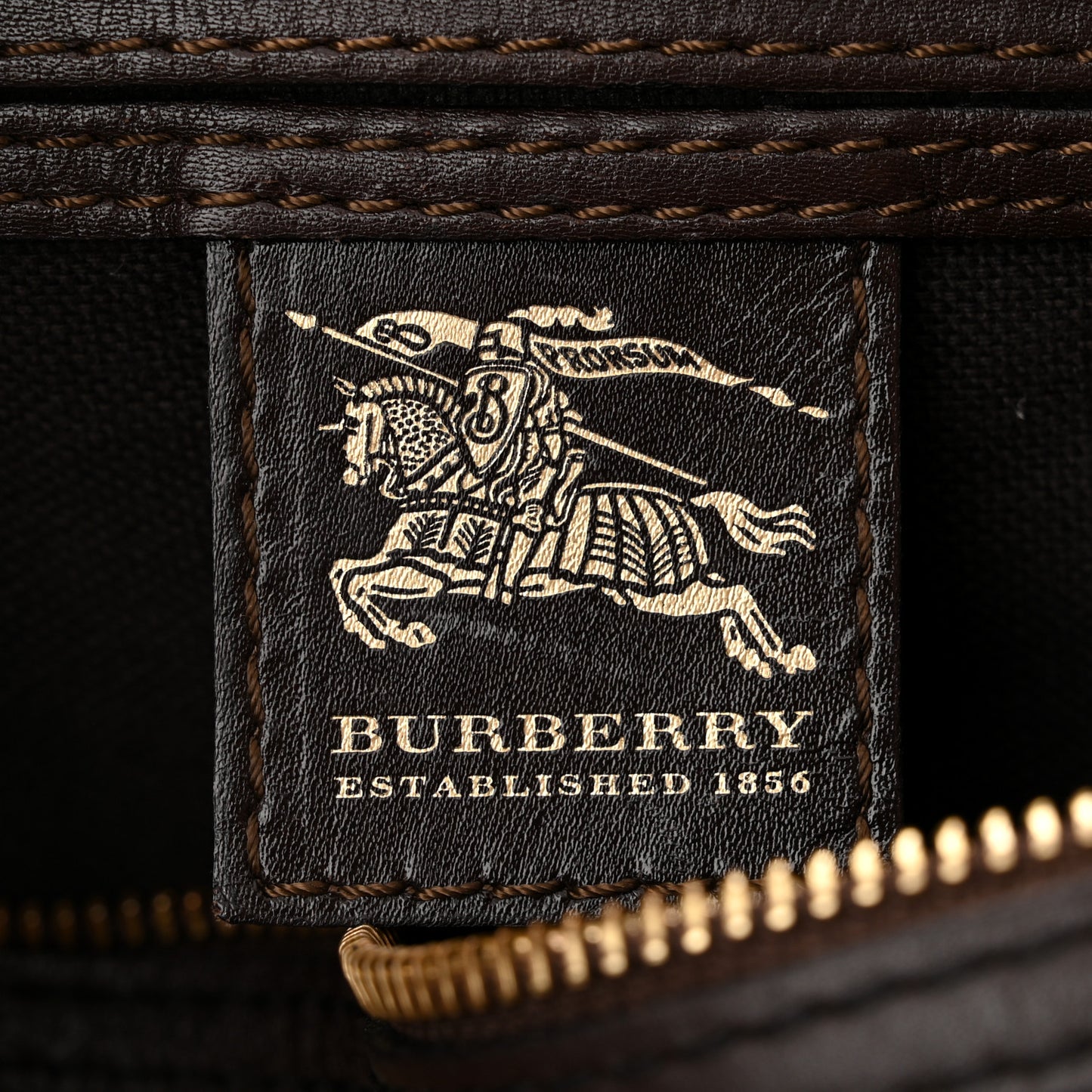Haymarket Check Small Chester Bowling Bag Chocolate