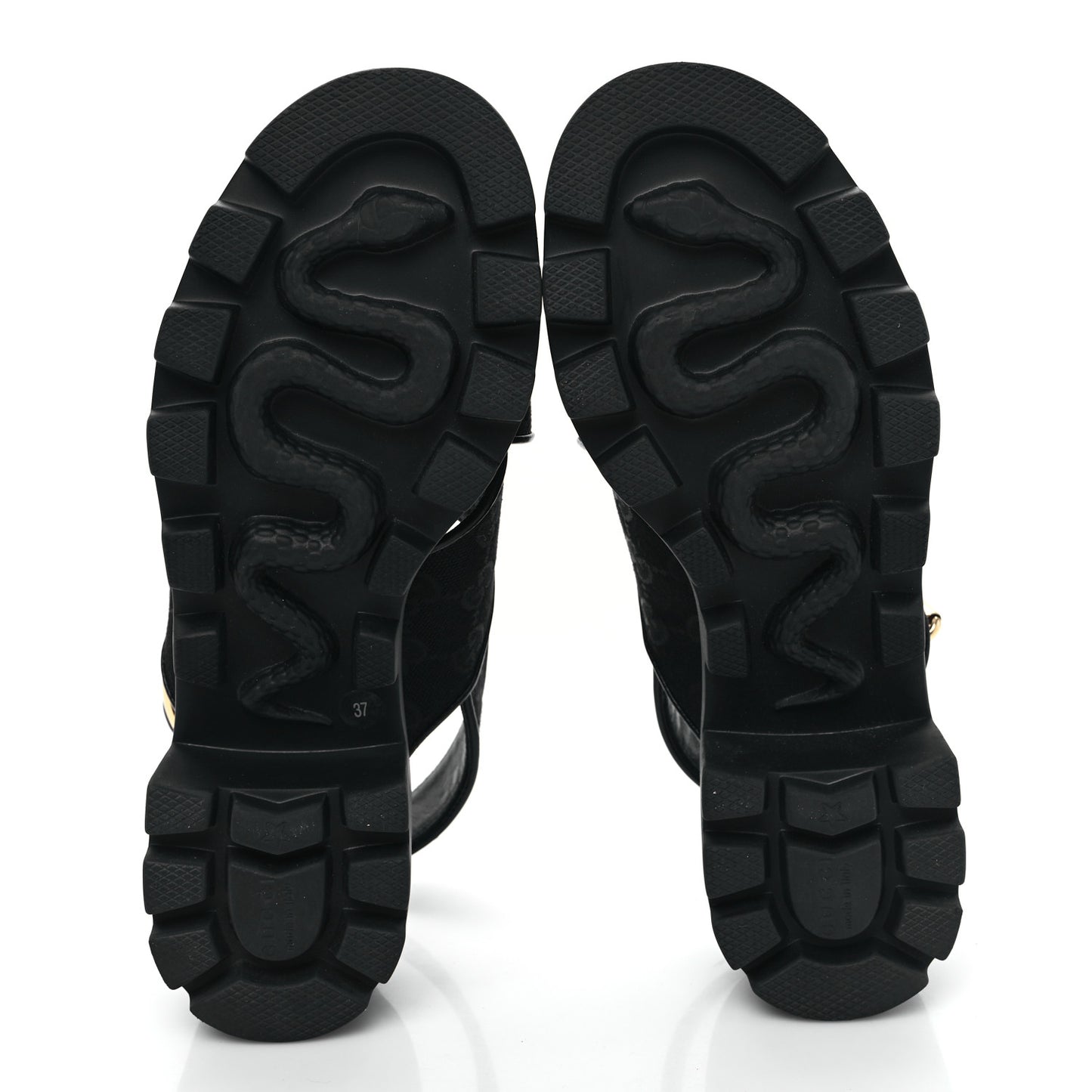 Monogram Granada Kid Trip 40/72mm Lug Sole Sandals 37 Black