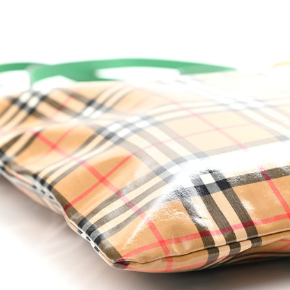 Burberry Coated Canvas Vintage Check Shopper Tote 10 of 11