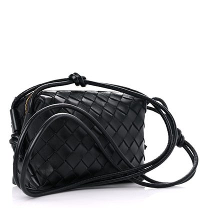 Bottega Veneta Nappa Intrecciato Mini Loop Camera Bag Black 3 of 10