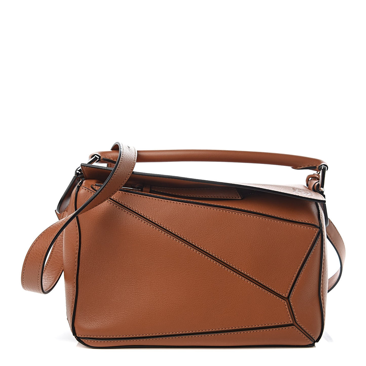 Calfskin Small Puzzle Bag Tan