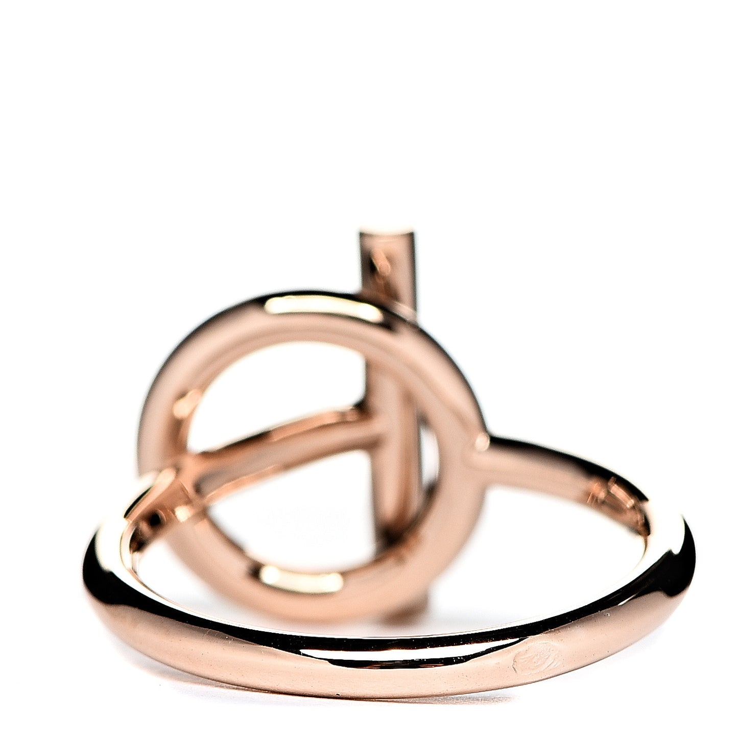 18K Rose Gold Diamond PM Echappee Ring 51 5.75