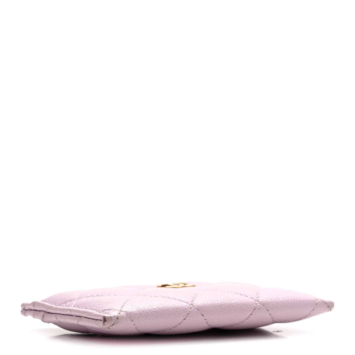 Chanel Caviar Quilted Card Holder Light Purple 3 of 11