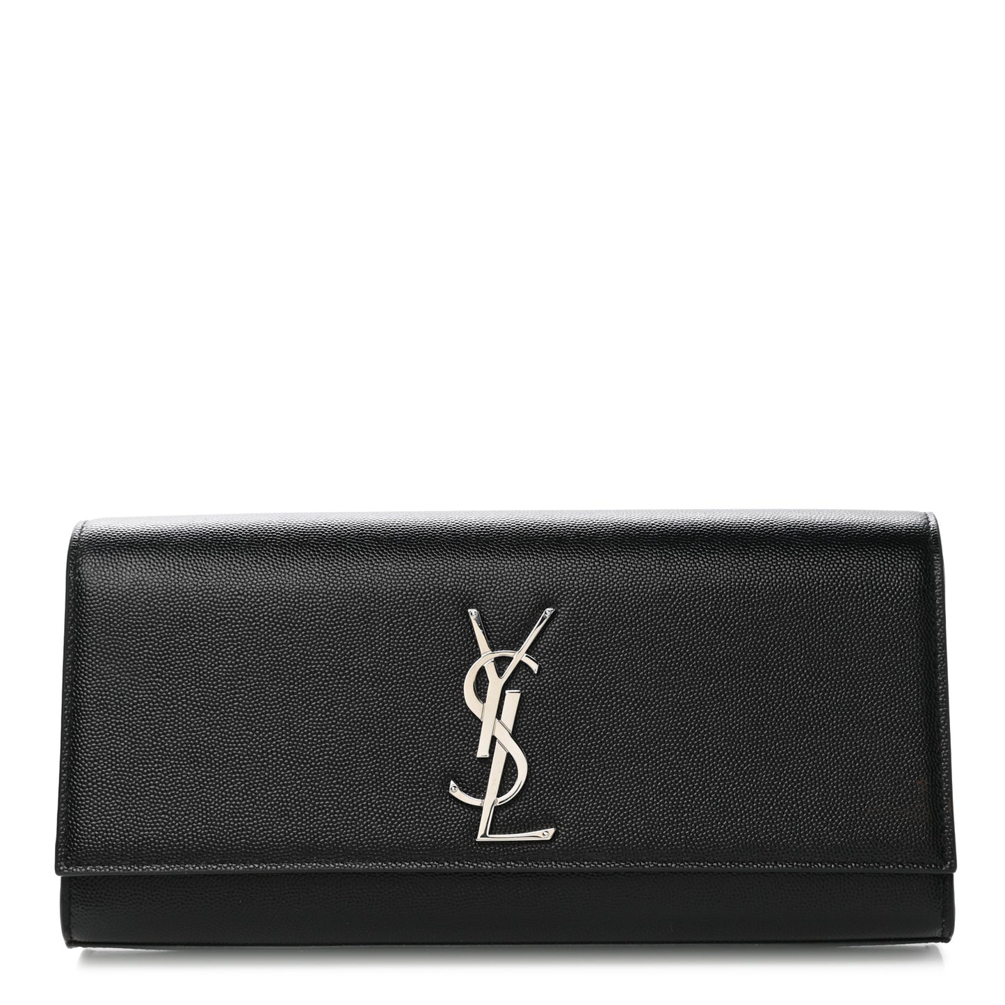 Grain De Poudre Monogram Cassandre Clutch Black