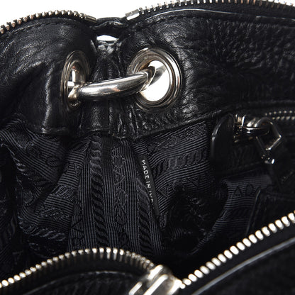 Prada Vitello Phenix Shoulder Bag Nero Black 7 of 8