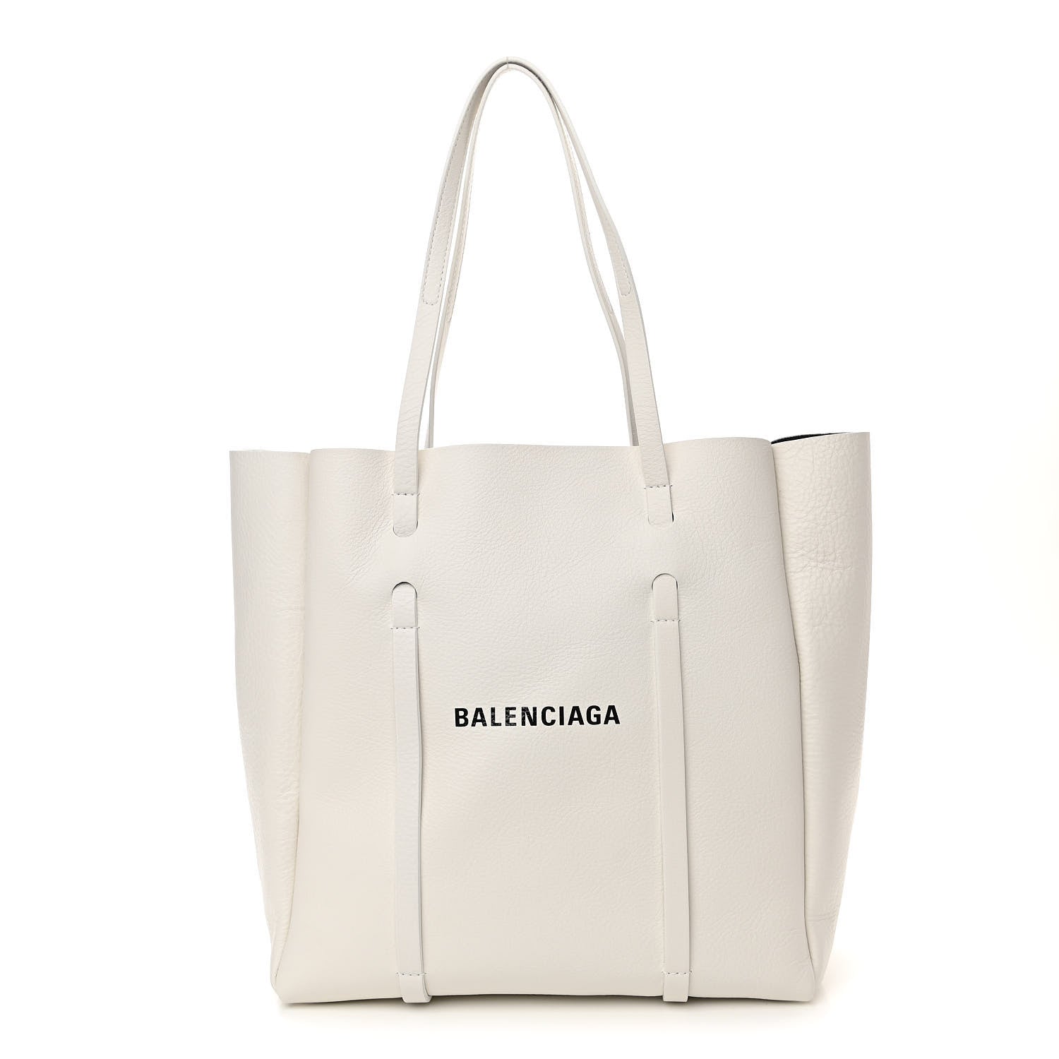 Balenciaga Smooth Calfskin Double Sided Small Everyday Tote Optic White Black 2 of 11
