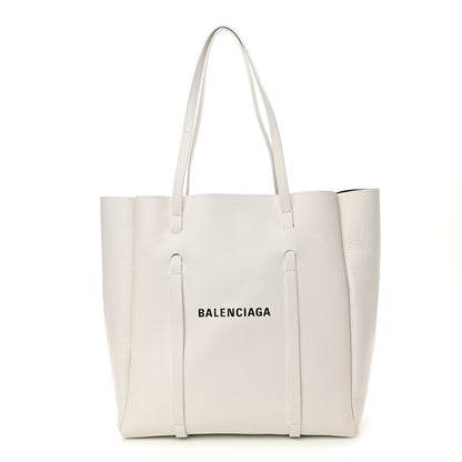 Balenciaga Smooth Calfskin Double Sided Small Everyday Tote Optic White Black 2 of 11