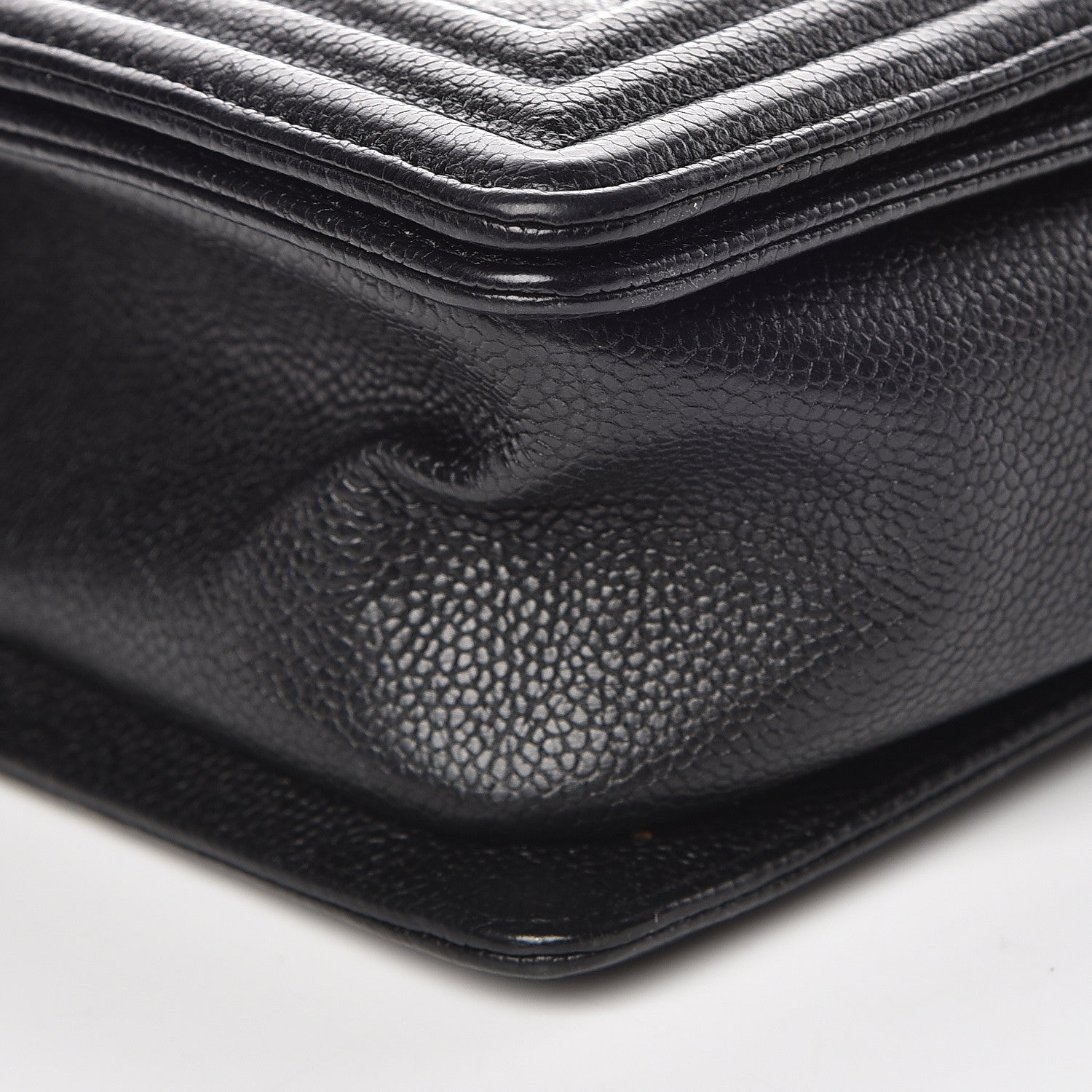 Chanel Caviar Quilted Medium Boy Flap Black 8 of 10